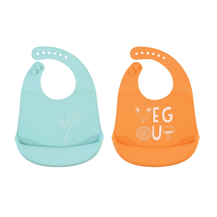 Baby Food Supplement Bib Silicone Safety Grade Bib Easy to Clean